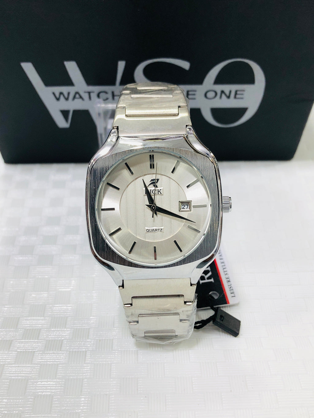 Rick Squre watch > silver white