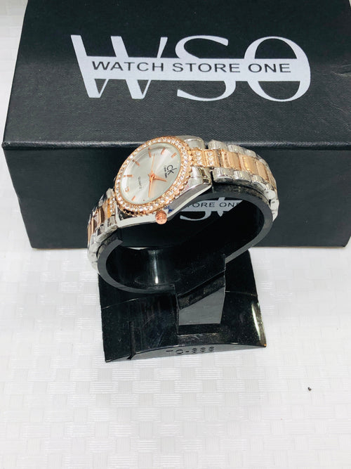Ck women luxury watches TOTone White