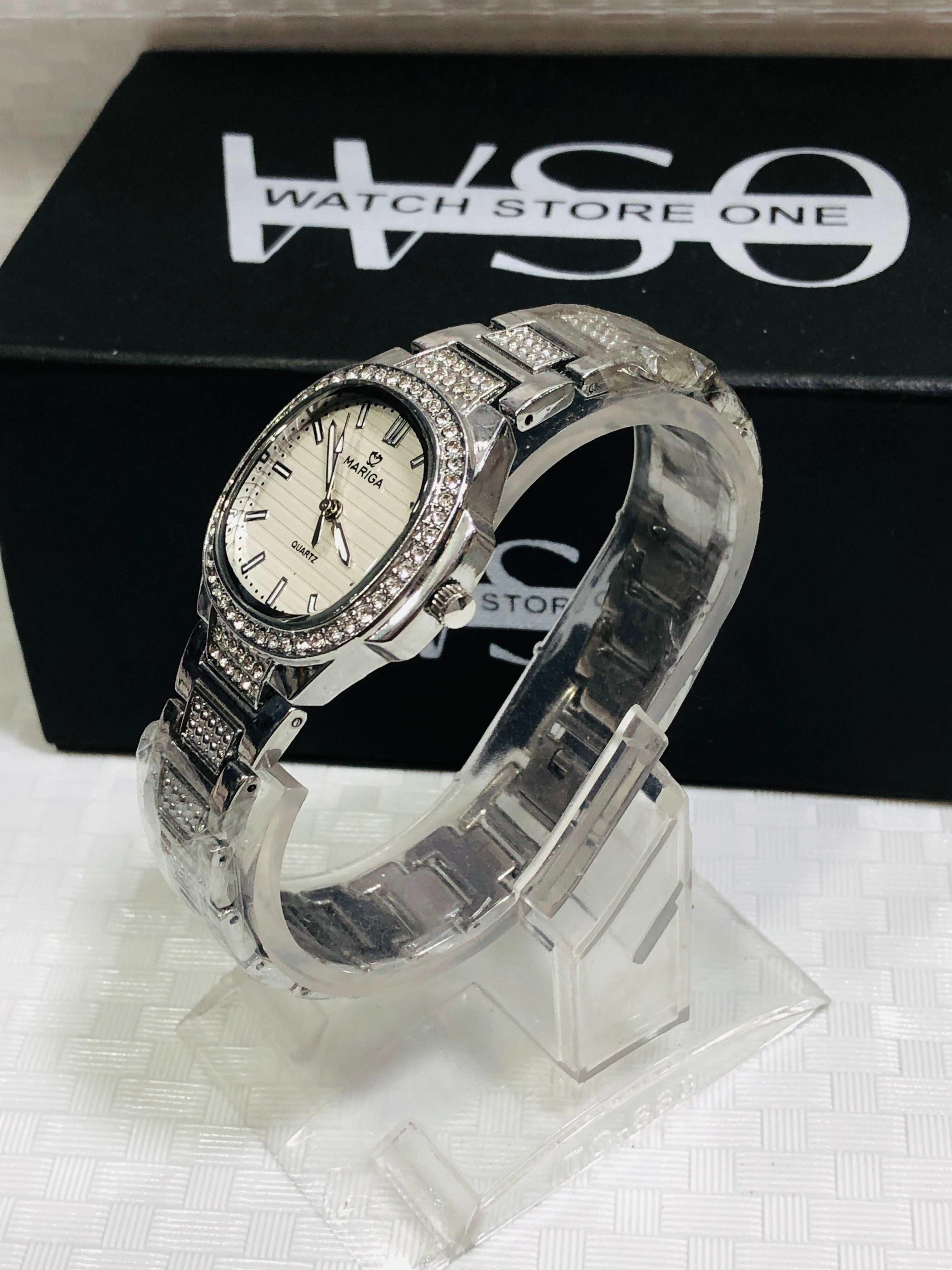 Women luxury watches Silver white