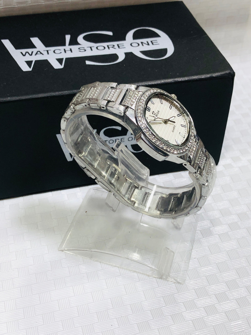 Women luxury watches Silver white