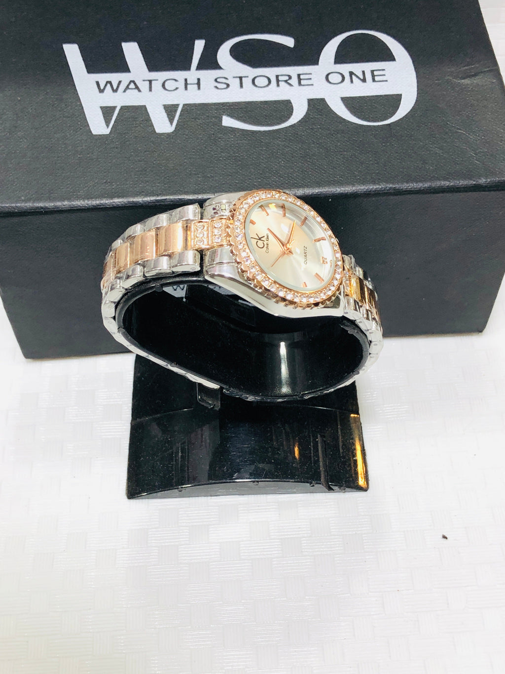 Ck women luxury watches TOTone White