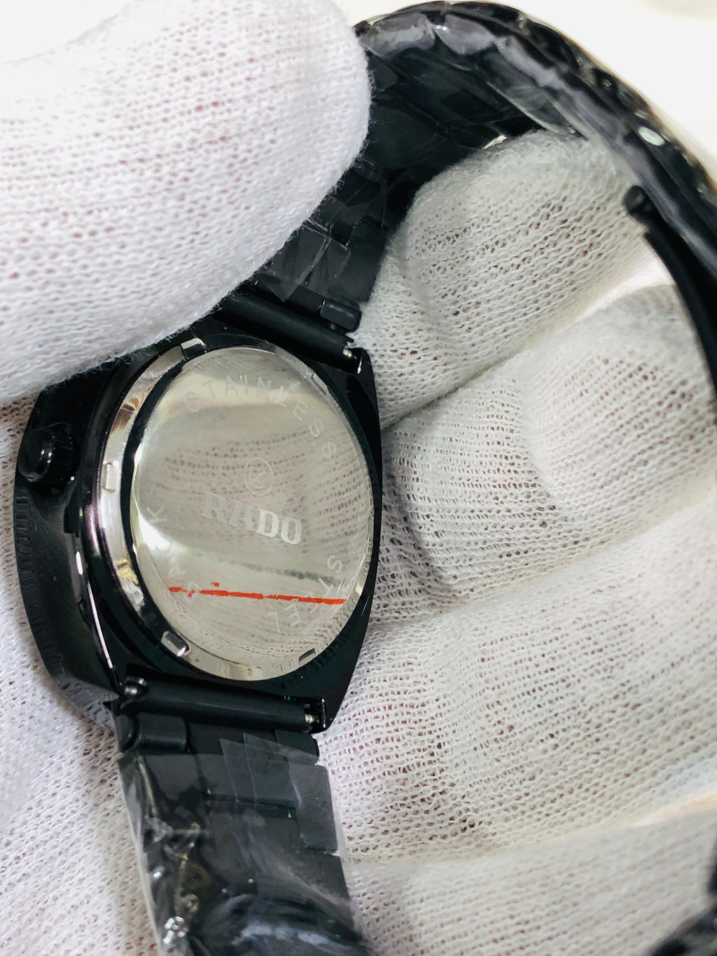 RADO EGG PREMIUM DIAMOND WATCH BLACK CASE BLACK DIAL