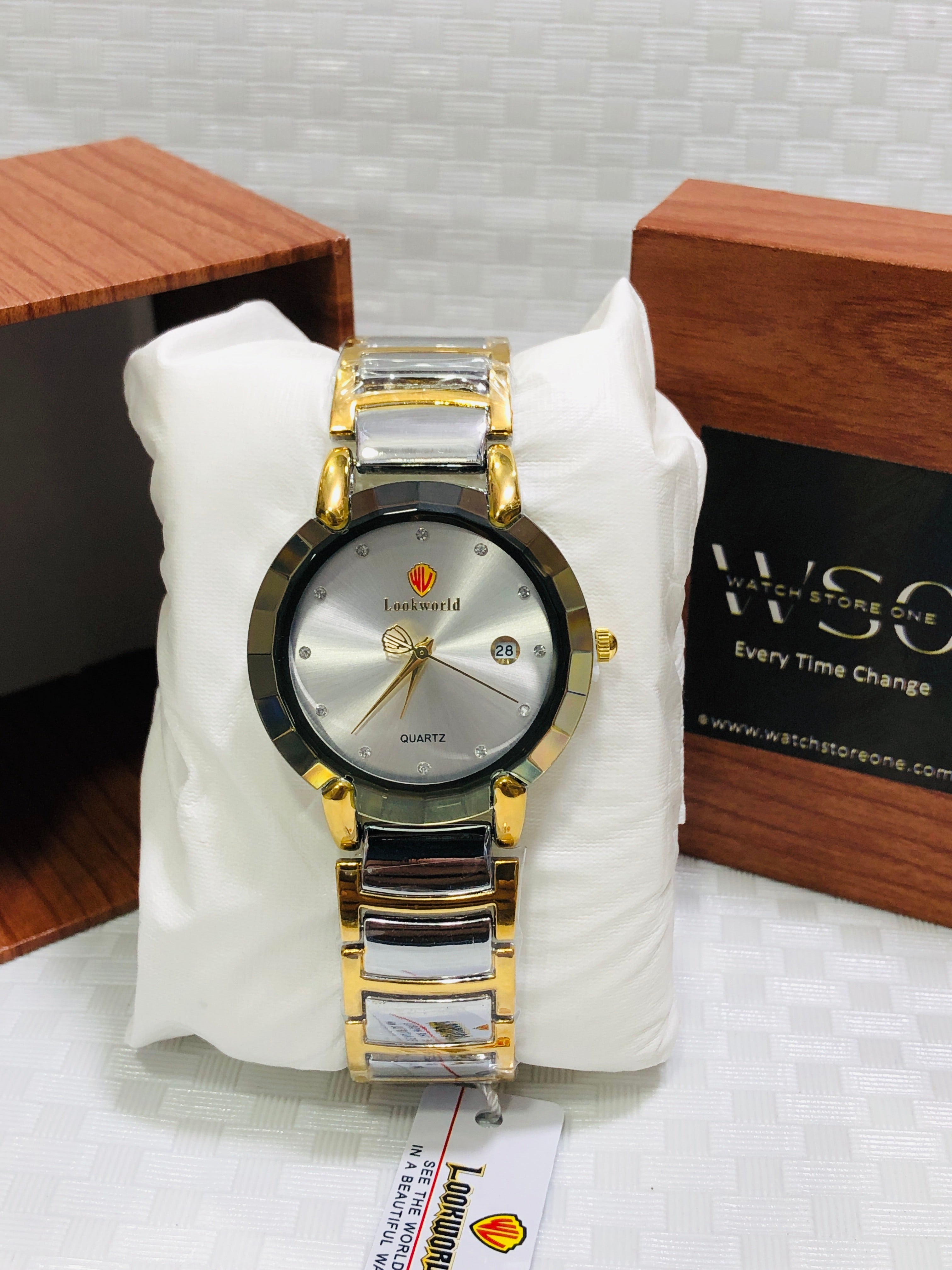 DIAMOND GLASS WATCH ORIGNAL