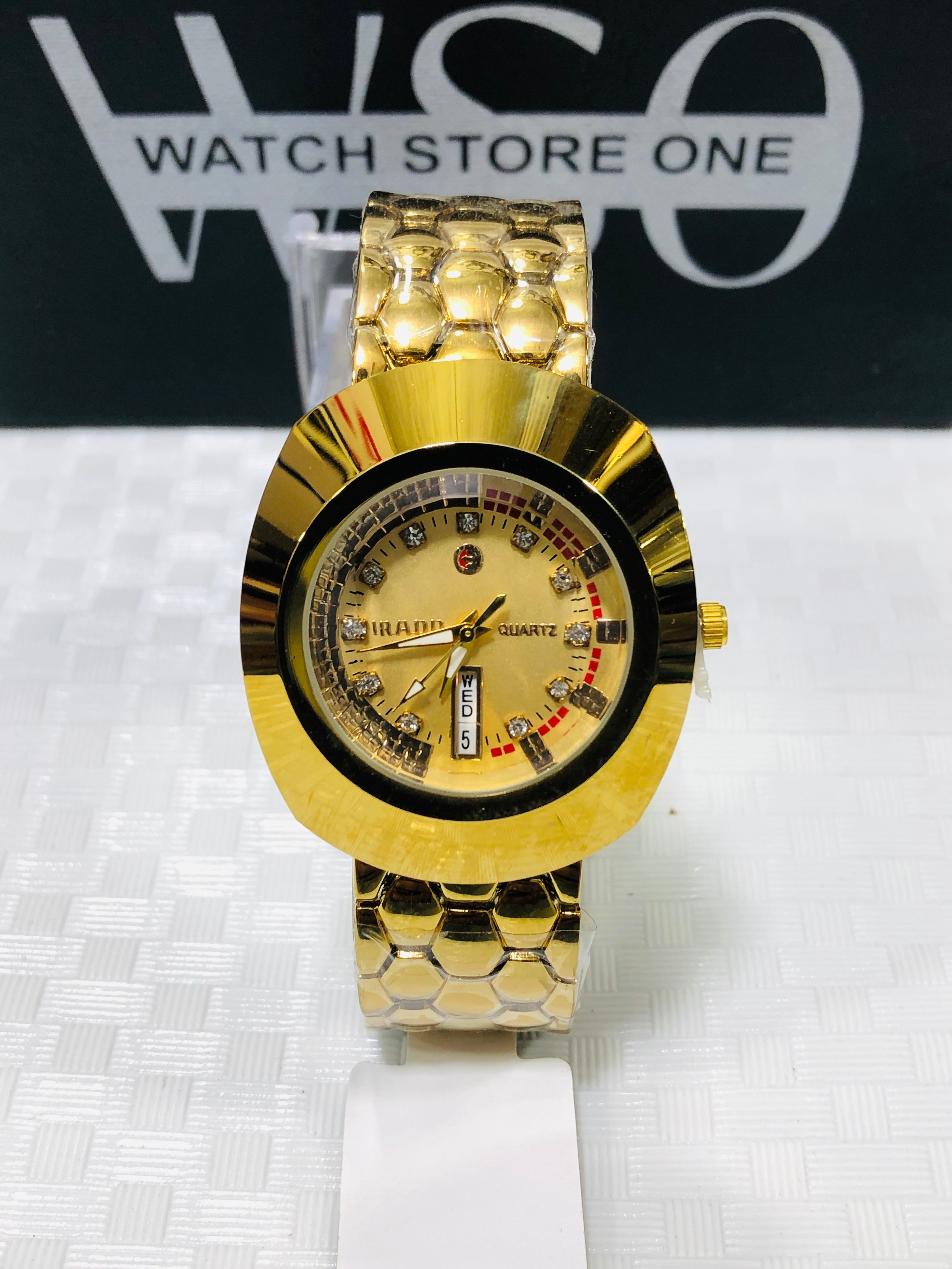 Rado Diastar 12 Stone - Article #369 - Golden - Golden Dial