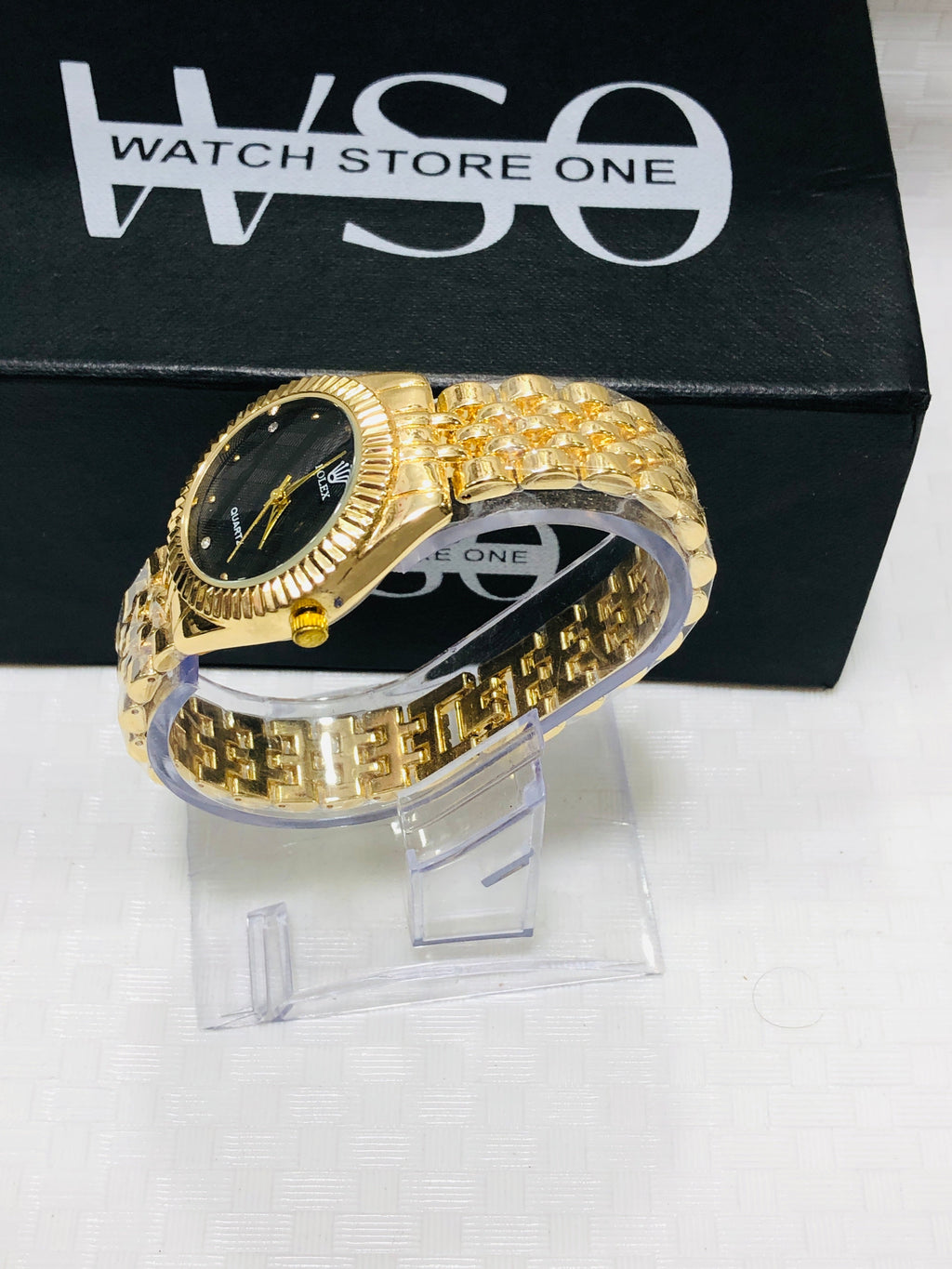 Rlx women watch gold black
