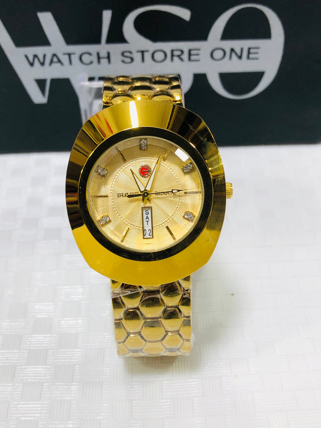 Rado Diastar 12 Stone - Article #369 - Golden - Golden Dial