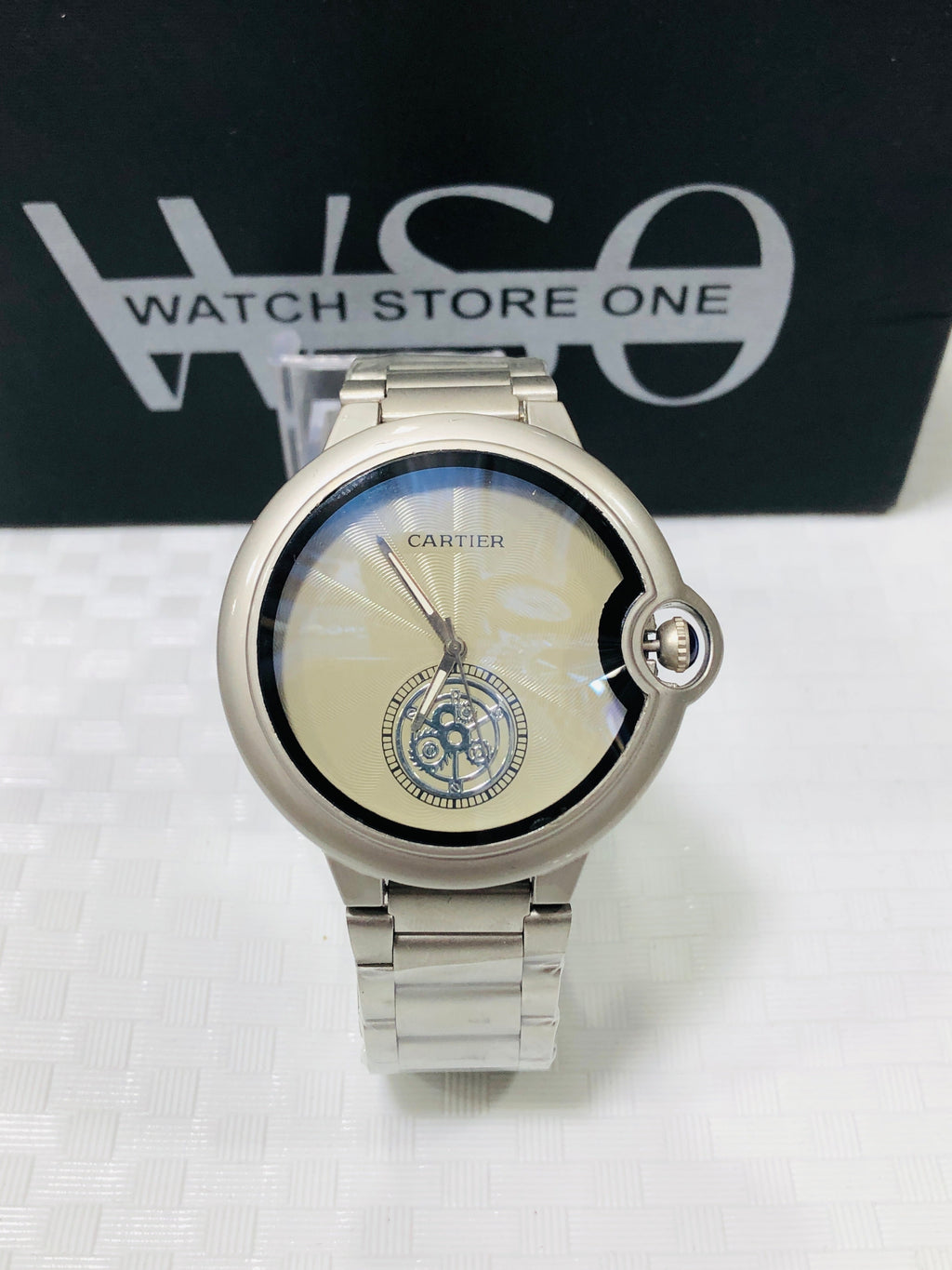 Cartier Stylish watch >Full Gray