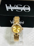 Women diamond golden watch
