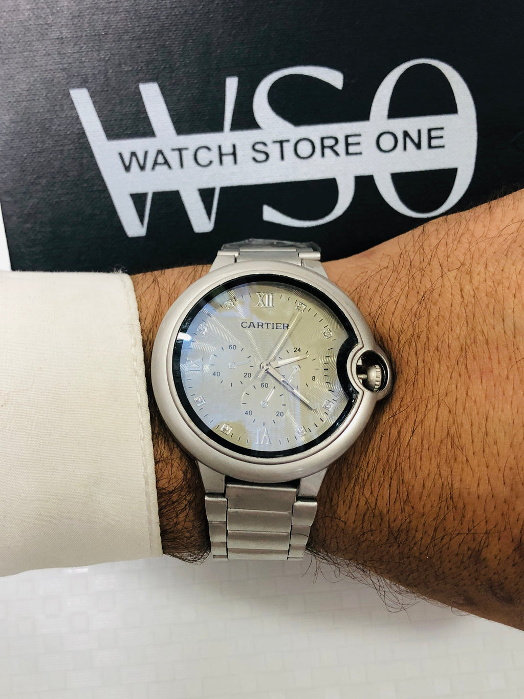 Cartier stylish men watch >full Gary