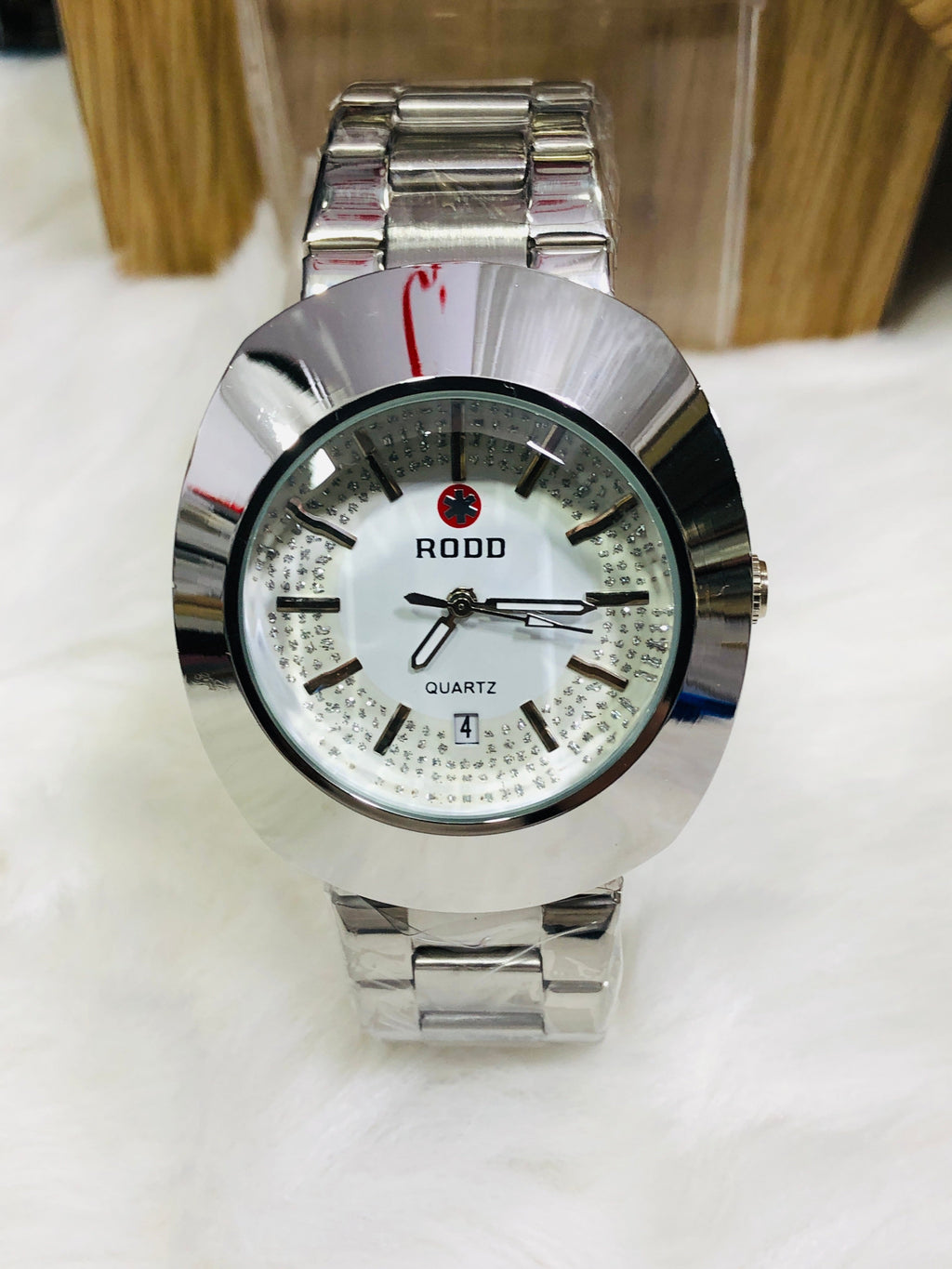 RADO EGG PREMIUM DIAMOND WATCH SILVER CASE WHITE DIAL