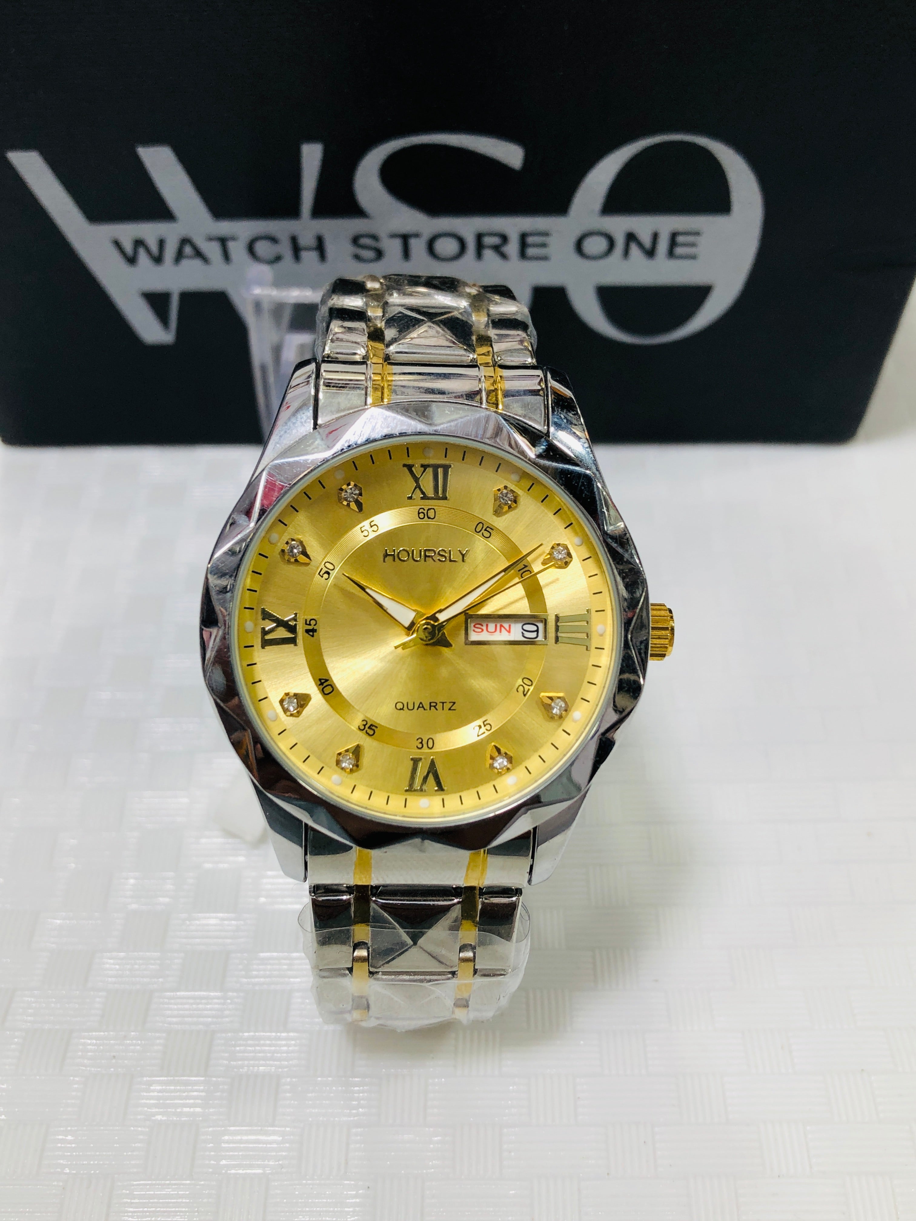 Hoursely Diamond Cut Watch>3 COLOR