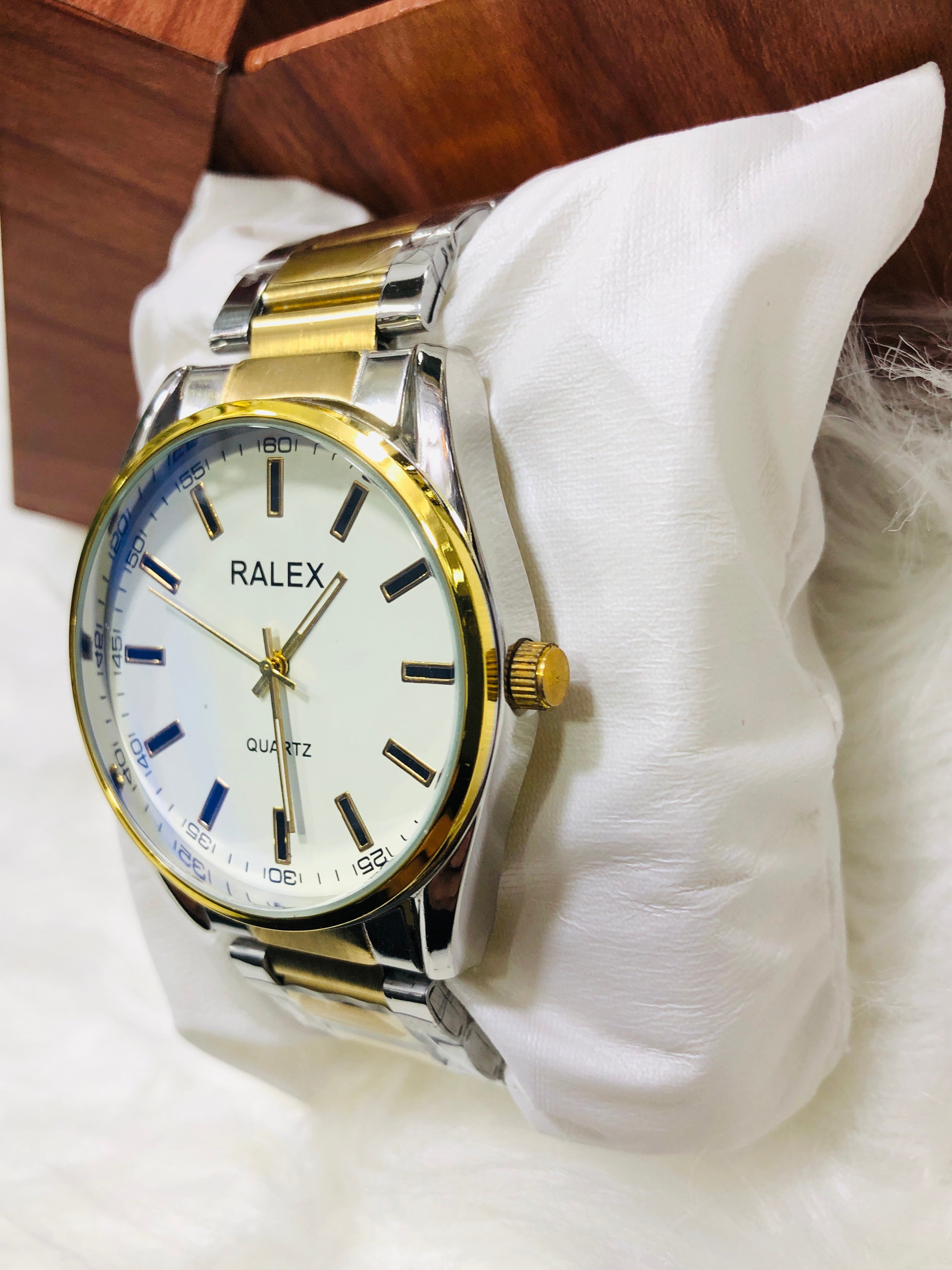 RALEX ORIGNAL WATCH SAMPEL >TOTONE WHITE