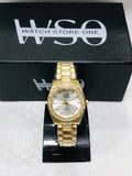 Ck women luxury watches Gold White