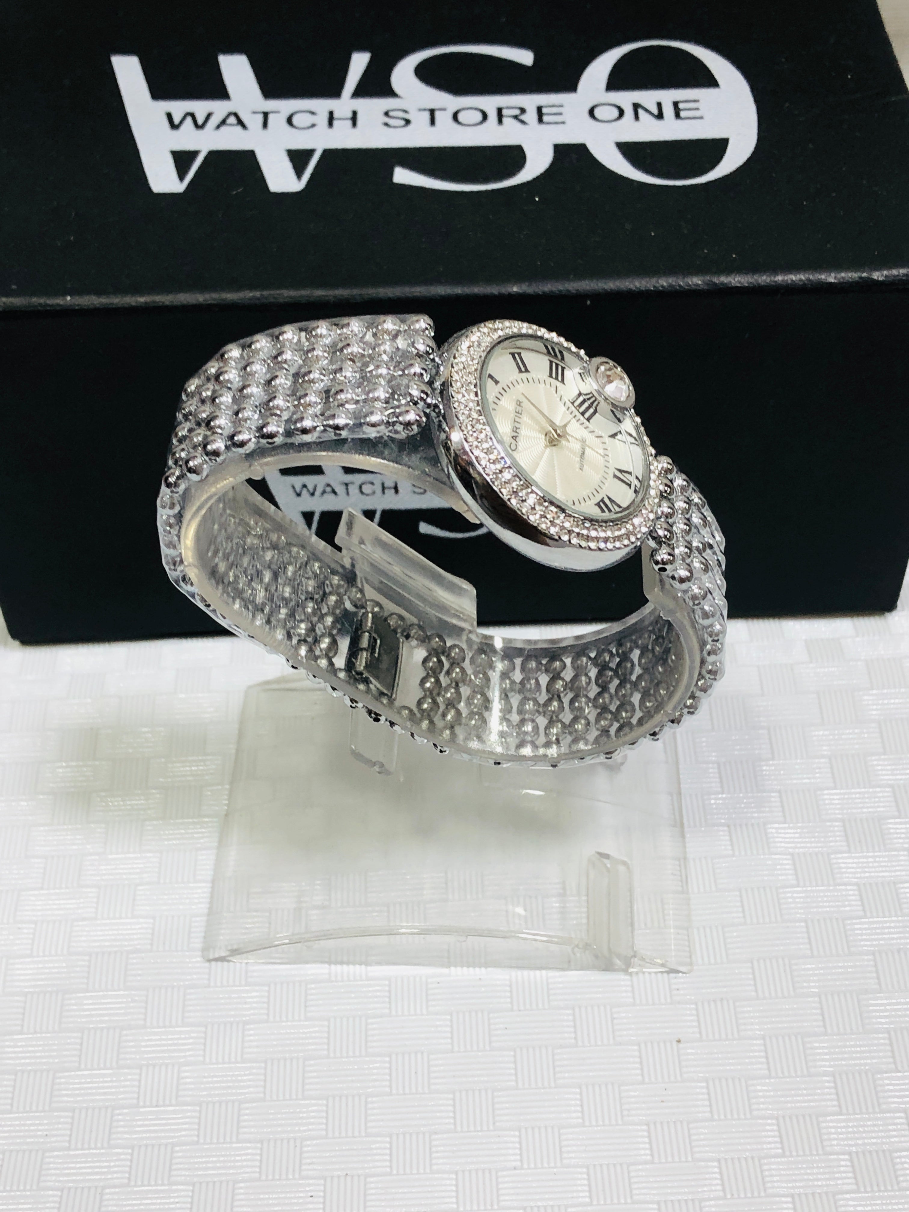 Cartier women watch silver