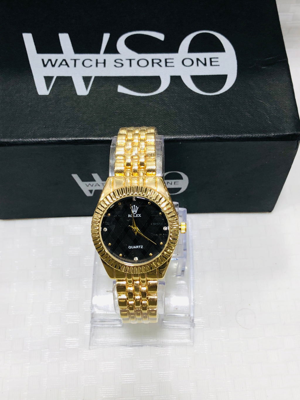Rlx women watch gold black