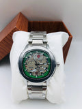 Rick Quartz Watch - Article # 965 - Silver - Green Dial